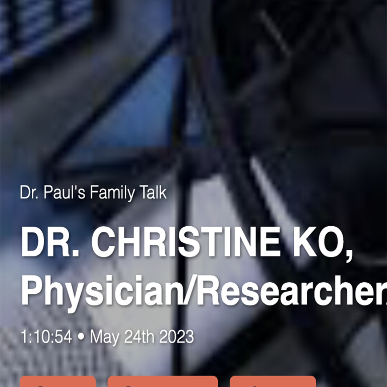Dr. Paul’s Family Talk