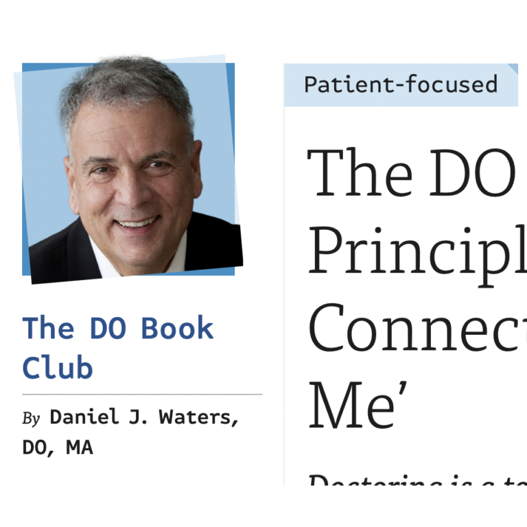 Review of Doctor-Patient Connection in The DO Book Club